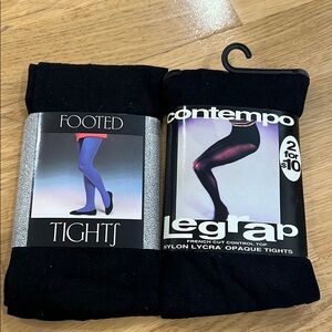 NWT black tights